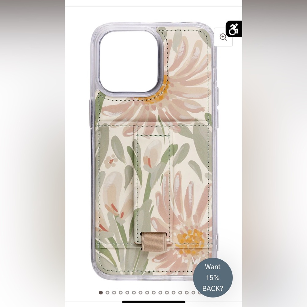 Walli Apple iPhone 14 Plus Max “Painted Daisy” Phone Case